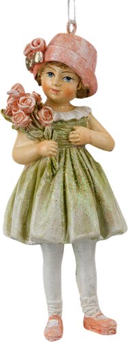 Елочная игрушка Erich Krause Decor. Девочка с цветами 64538