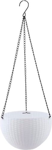 Кашпо Botanica Rattan (21x13.5см, белый)