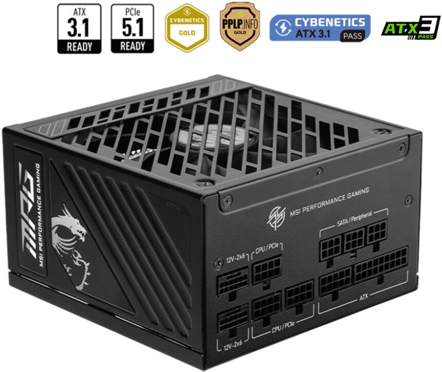 Блок питания MSI MPG A1250GS PCIE5