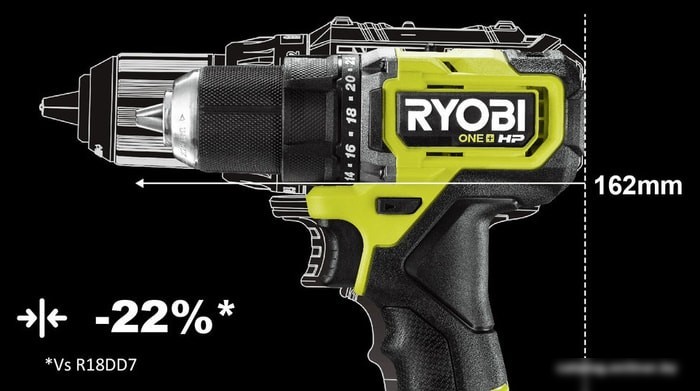 Дрель-шуруповерт Ryobi RDD18C-0 5133004979 (без АКБ)