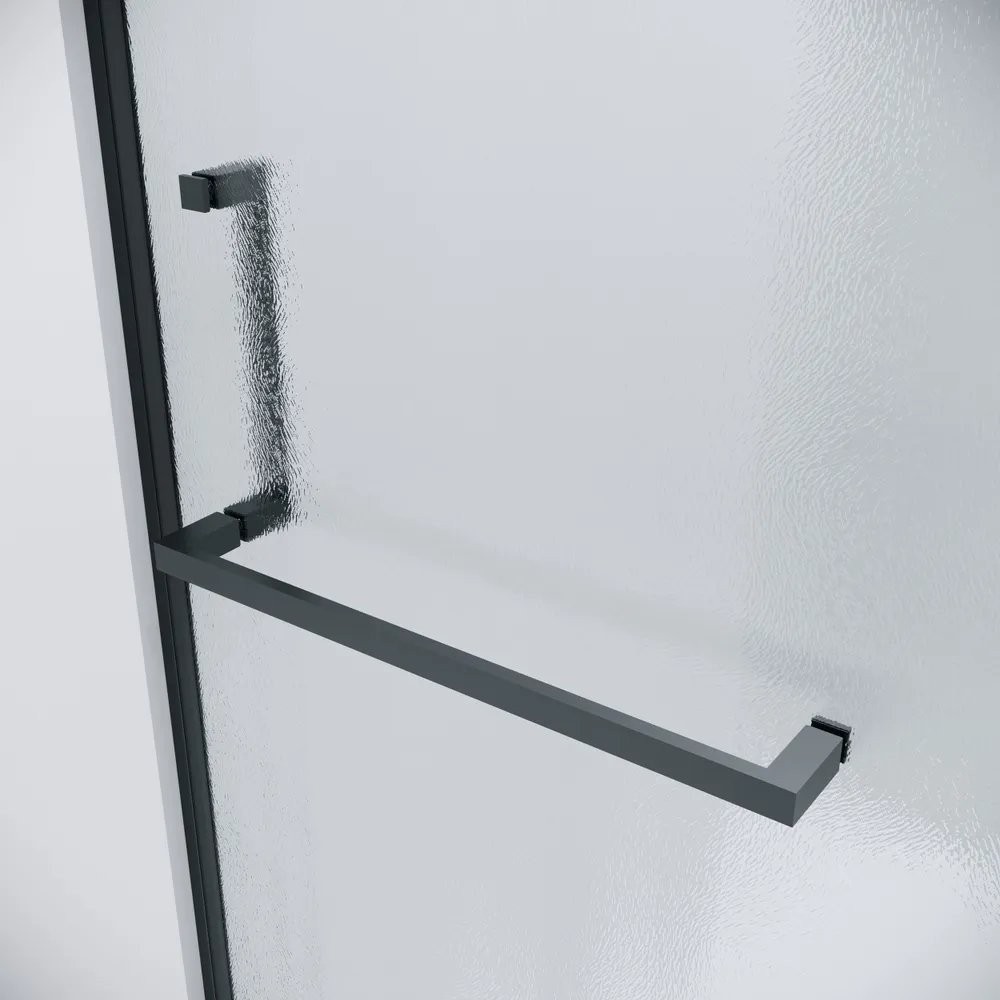 Душевой уголок Grossman Pragma 100x100x195 120.K33.03.1010.21.02 (черный матовый/стекло шиншилла)