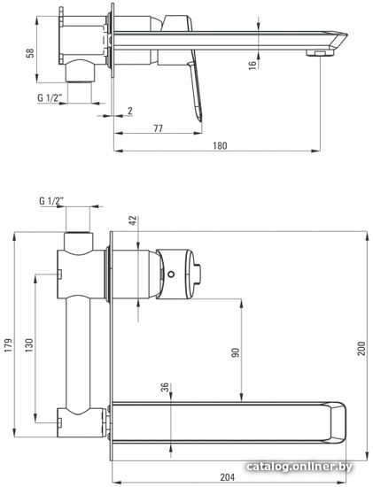 Смеситель Deante Arnika BQA 054L
