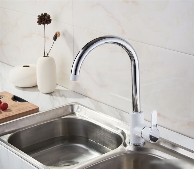 Смеситель Ledeme H03 L4003W (белый)