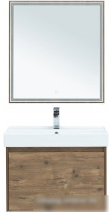 Aquanet Зеркало Nova Lite 75 LED 00249513 (дуб рустикальный)
