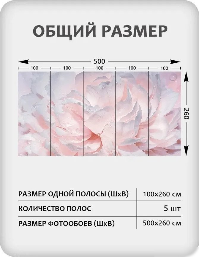 Фотообои Mio Tesoro Цветы и Растения 40 (500x260)