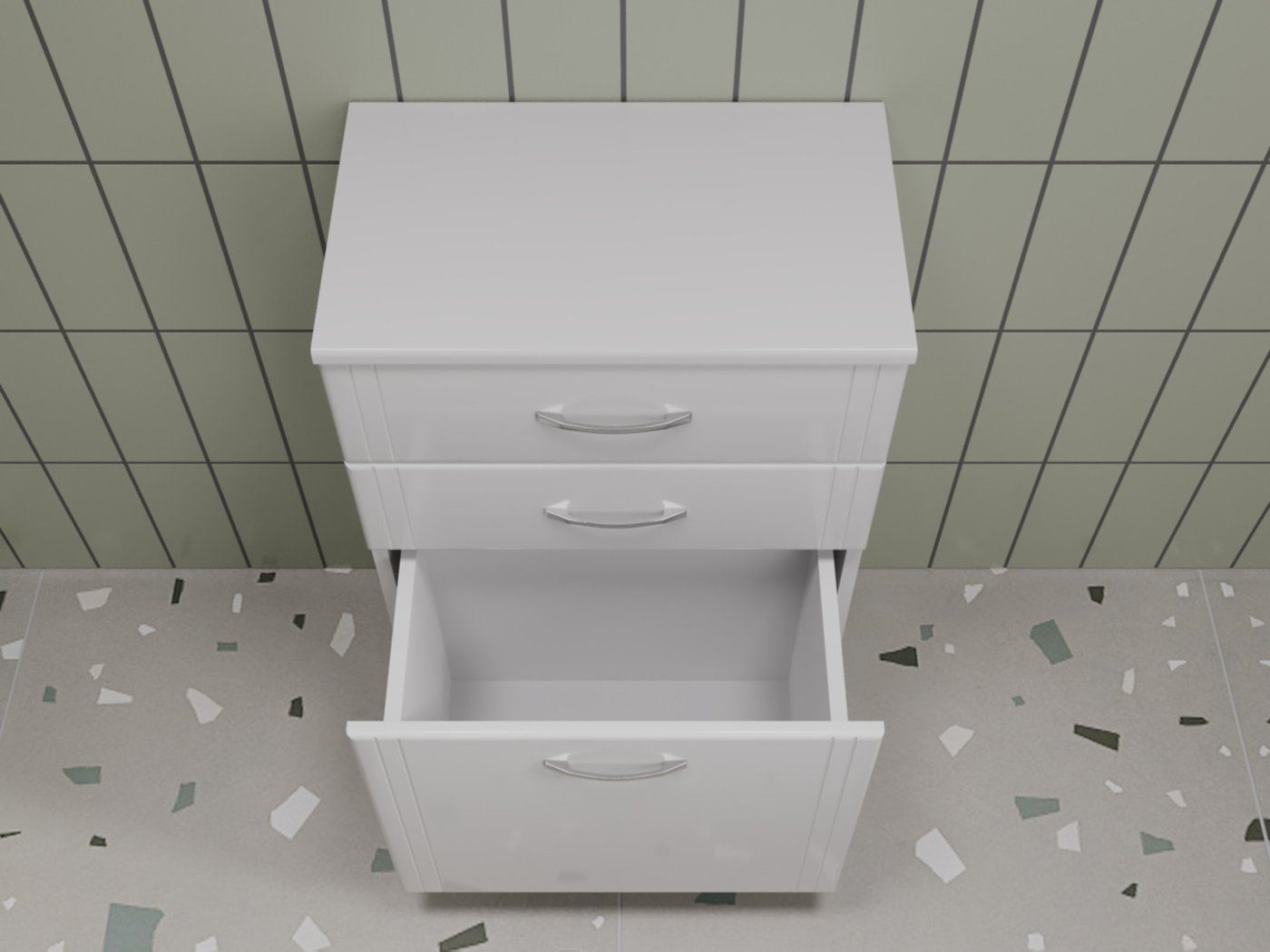 Symbolite Комод для ванной ТН 50 3 ящика