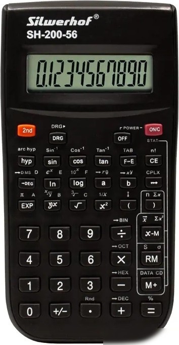 Инженерный калькулятор Silwerhof SH-200-56
