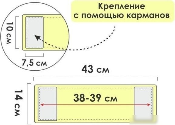 Моп (тряпка) Perfecto Linea 44-431014