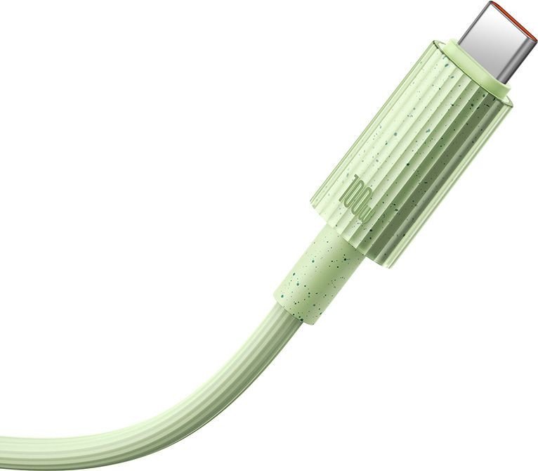 Кабель Baseus Habitat Series Fast Charging Cable 100W USB Type-C - USB Type-C (2 м, зеленый)