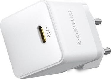 Сетевое зарядное Baseus Palm Fast Charger 1C 30W EU P10111605213-00 (белый) + брендированный брелок Baseus