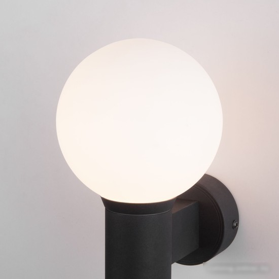 Уличный настенный светильник Elektrostandard Sfera 35126/D (черный)
