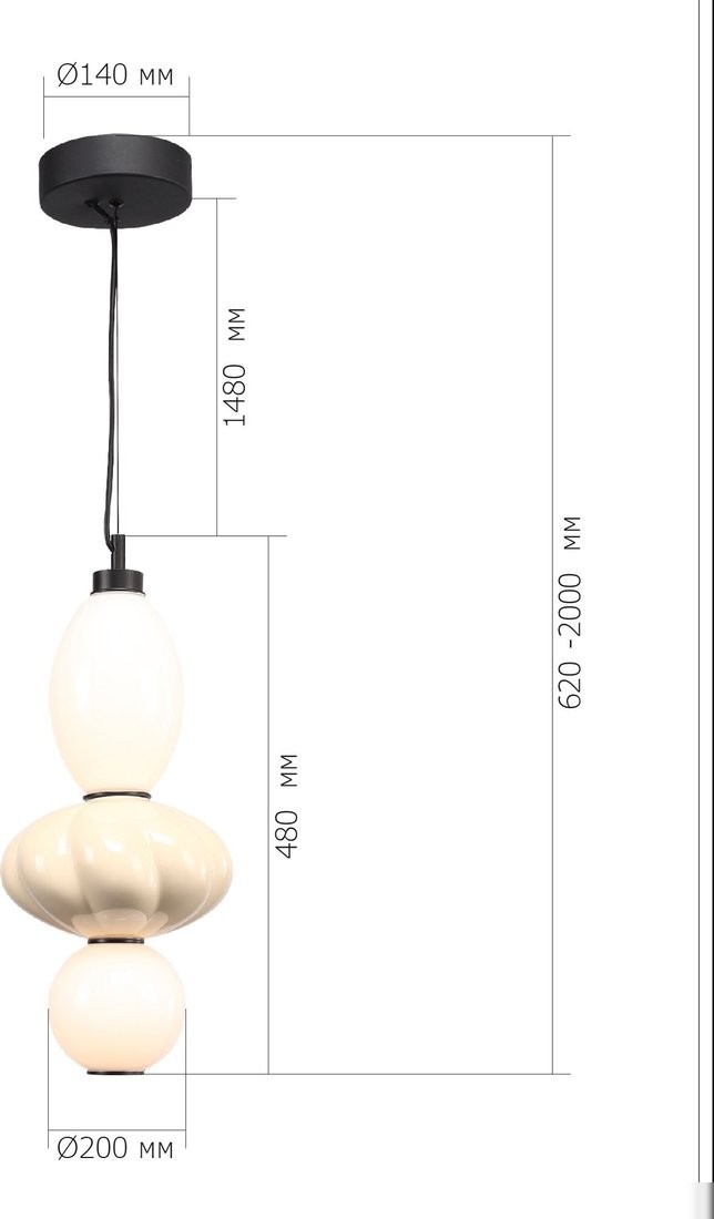 Подвесная люстра ST Luce SL6134.413.01