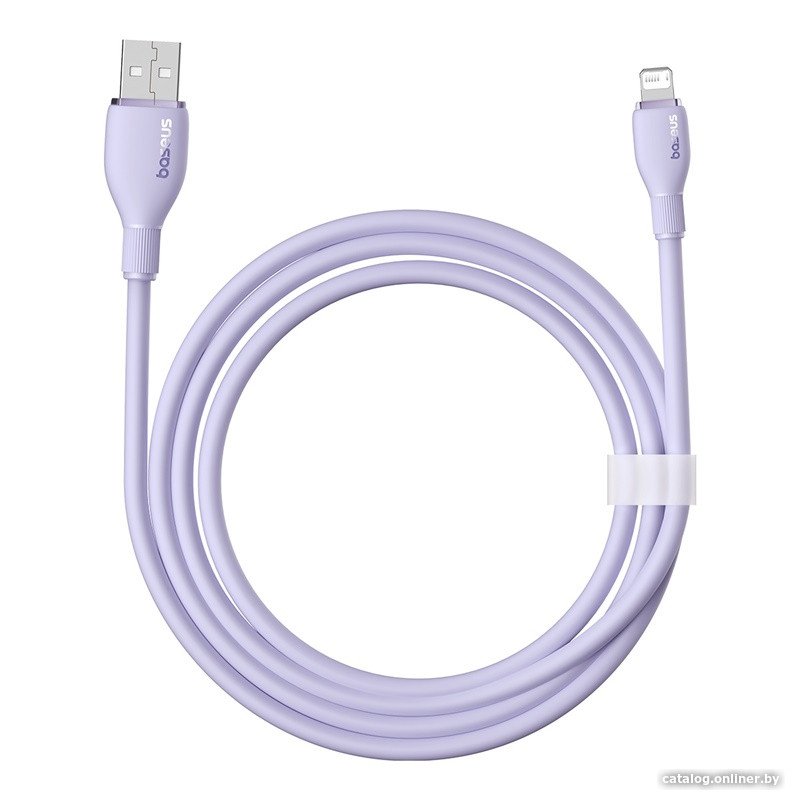 Кабель Baseus Pudding Series Fast Charging Cable 2.4A USB Type-A - Lightning (2 м, фиолетовый)