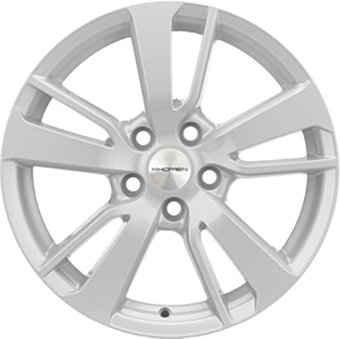 Литые диски Khomen KHW1704 Haval Jolion 17x7" 5x114.3мм DIA 66.5мм ET 37мм (F-Silver FP)