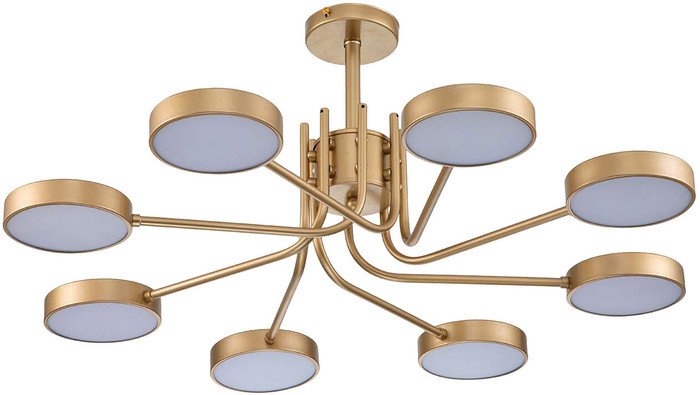 Люстра средней высоты Escada Skylar 10258/8 LED*70W Champagne gold