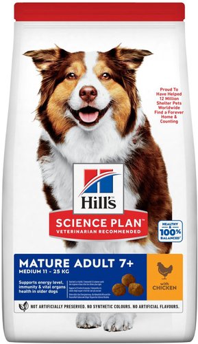 Сухой корм для собак Hill's Science Mature Adult 7+ с курицей 14 кг