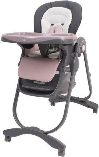 Высокий стульчик Rant Cafe RH300 (серый/розовый)