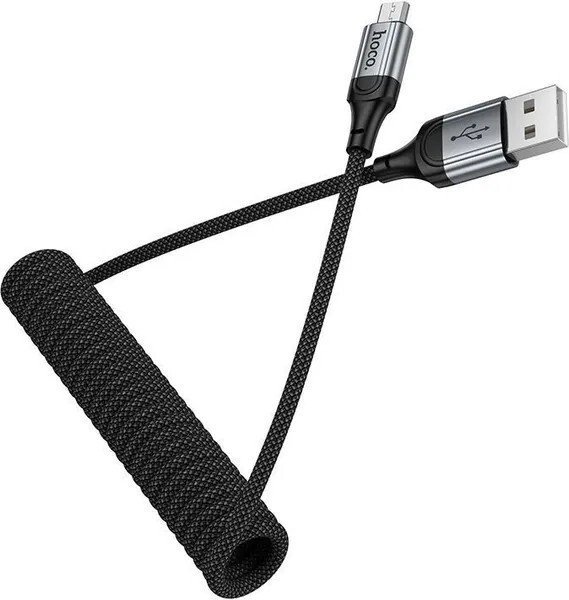 Кабель Hoco X121 USB Type-A - microUSB (1.5 м, черный)