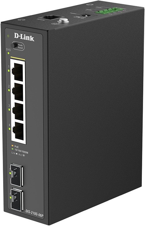 Управляемый коммутатор 2-го уровня D-Link DIS-210G-06P/A1A