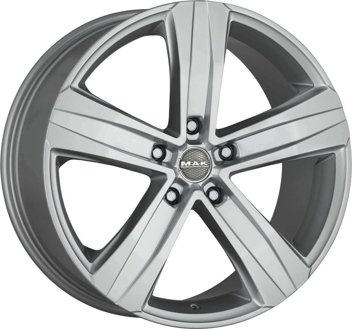Литые диски MAK Stone 5 18x7.5" 5x114.3мм DIA 66.1мм ET 38мм Silver