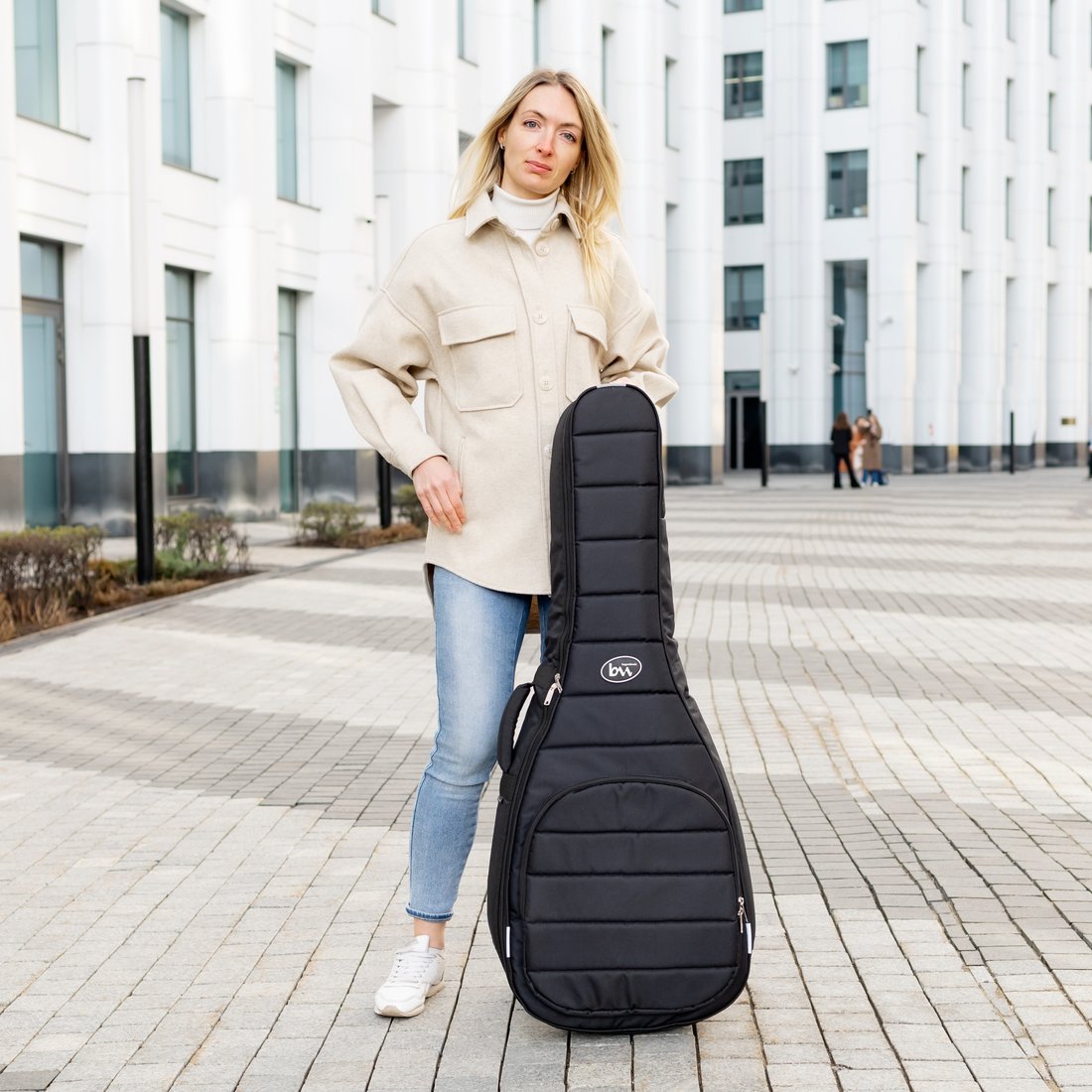 Чехол для гитары Bagandmusic Classic Casual Plus (черный)