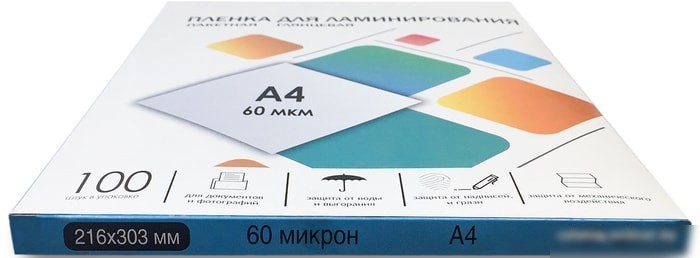 Пленка для ламинирования Гелеос A4 60 мкм LPA4-60