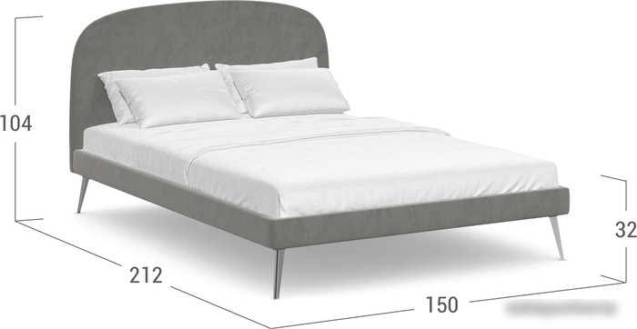 Кровать Moon Trade Moon family 1234/K003177 140х200