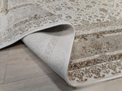 Ковер для жилой комнаты Radjab Carpet Арвен Прямоугольник PS23E 12008RK (3x4, Cream)