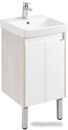 Акватон Тумба с умывальником Сканди Doors 45 1A2787K0SDB20 (белый/дуб верона)