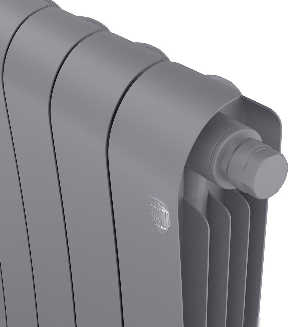 Биметаллический радиатор Royal Thermo Infinity 500 Silver Satin VR80 - 6 секций
