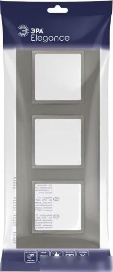 Рамка ЭРА Elegance 14-5013-16 Classic Б0065827 (титан)