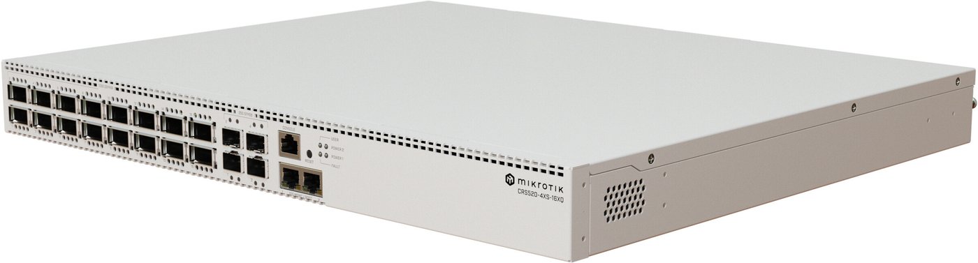 Управляемый коммутатор 3-го уровня Mikrotik CRS520-4XS-16XQ-RM
