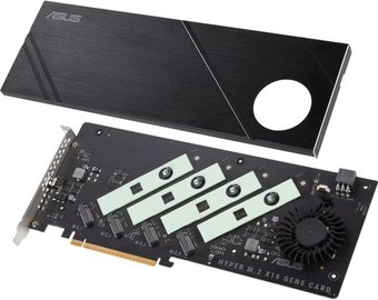 Адаптер для подключения M.2 накопителей ASUS Hyper M.2 x16 Gen5