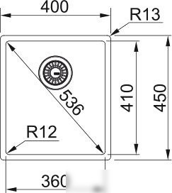 Кухонная мойка Franke BXX 210-36 127.0678.818 (нержавеющая сталь)
