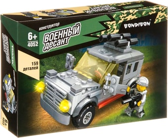 Конструктор Bondibon Военный Десант. Машина ВВ4052