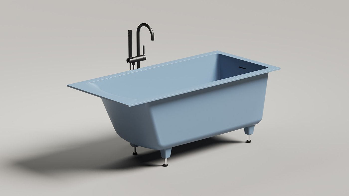 Ванна Salini Cascata Kit 150x70 105022M (S-Sense, матовый)