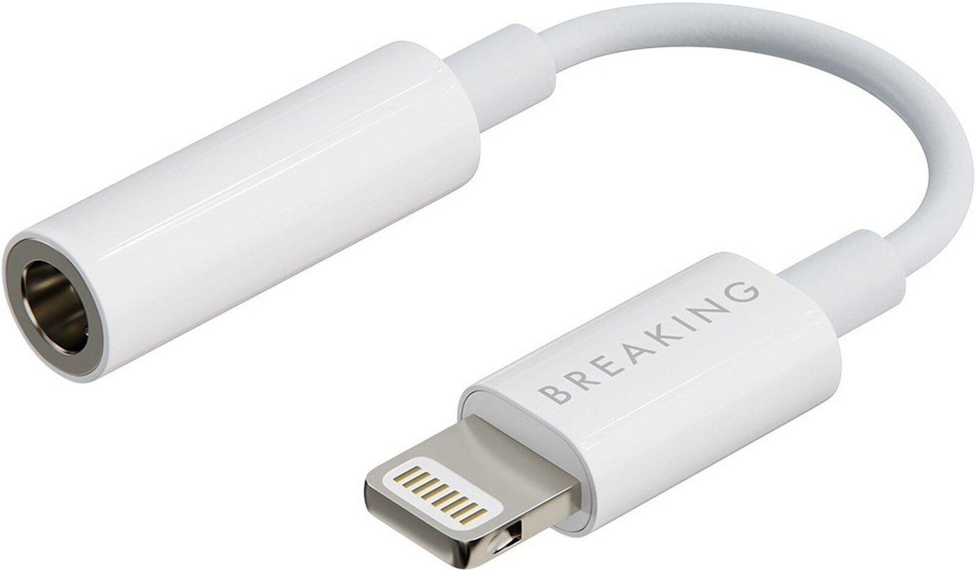 Адаптер Breaking 24551 Lightning - 3.5 Jack (черный)