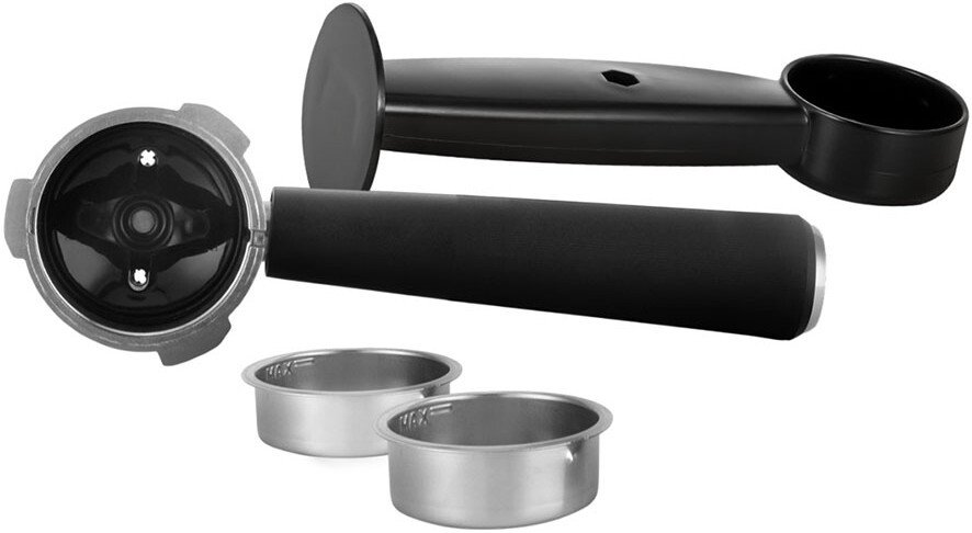 Рожковая кофеварка BQ ECM1077M (сталь/черный)