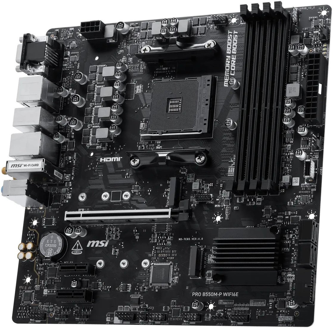 Материнская плата MSI Pro B550M-P WiFi6E