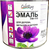 Эмаль ColoRay ПФ-115 вишневый (2 кг)