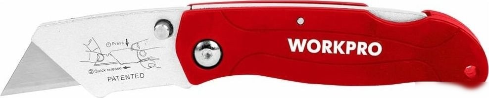 Нож строительный Workpro WP211002