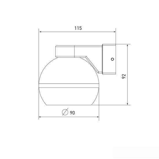 Спот Elektrostandard MRL 1026 (черный)