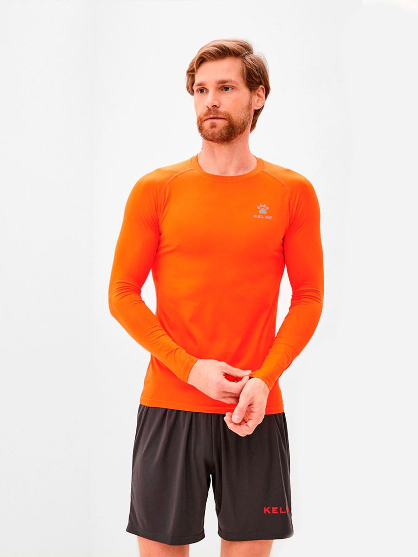 Джемпер Kelme Tech fit L/S Thin 3891113-807 (3XL, оранжевый)