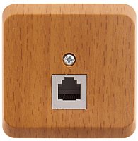 Розетка телефонная Systeme Electric Этюд TELA-001T