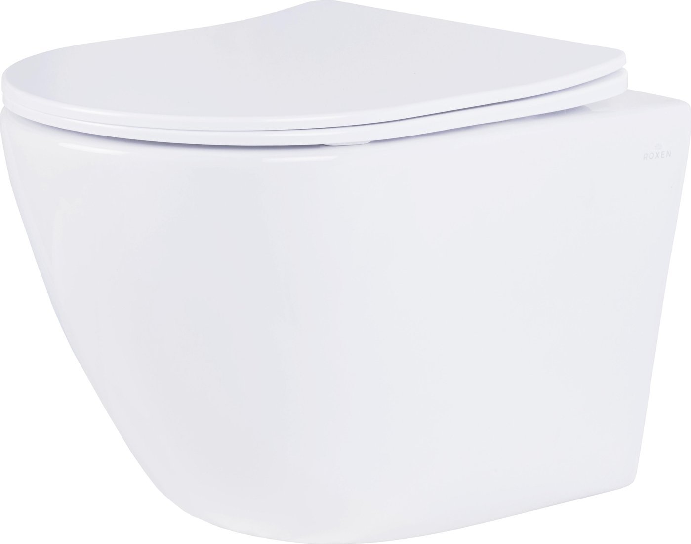 Унитаз подвесной Roxen Antares в комплекте с инсталляцией StounFix Dual Fresh 6 в 1 868579 (кнопка: сатин матовая)