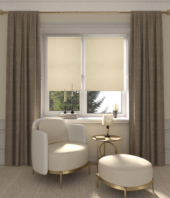 Рулонные шторы Legrand Ричи 38x175 (сливочный)