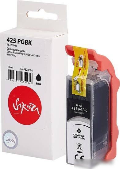 Картридж Sakura Printing SI4532B001 (аналог Canon 425 PGBK)