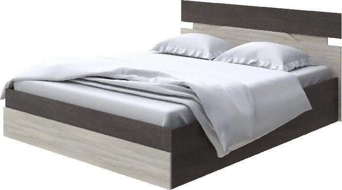 Кровать PROxSON Milton с ПМ 180x200 (дуб кантербери/ясень шимо светлый)