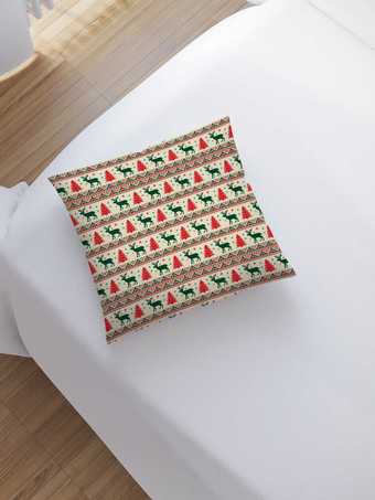 Чехол на подушку JoyArty Новогодний орнамент sl_50935