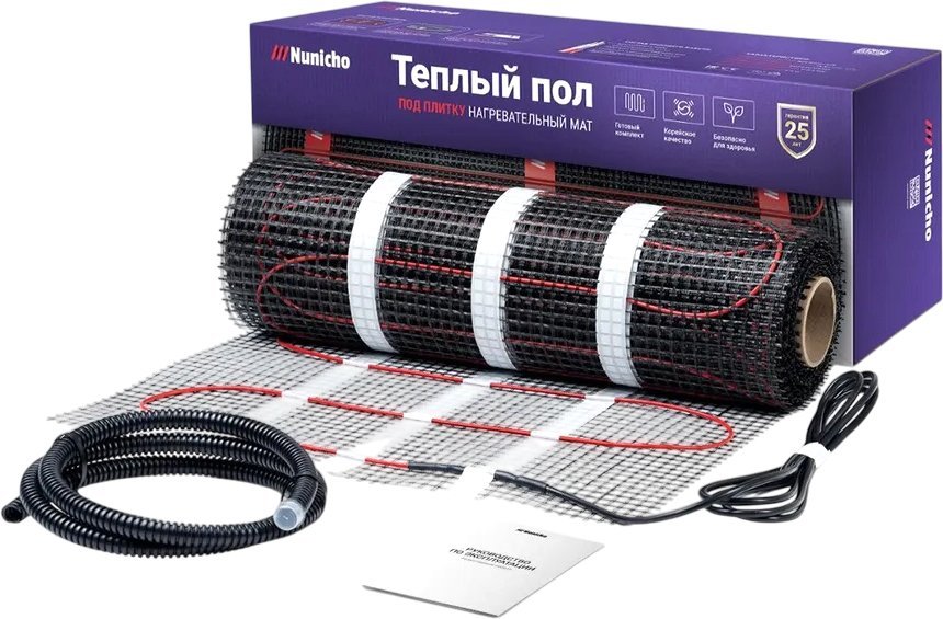Нагревательный мат Nunicho Etalon SHP 2250Вт с терморегулятором RТС 70.26 (15.0м2)